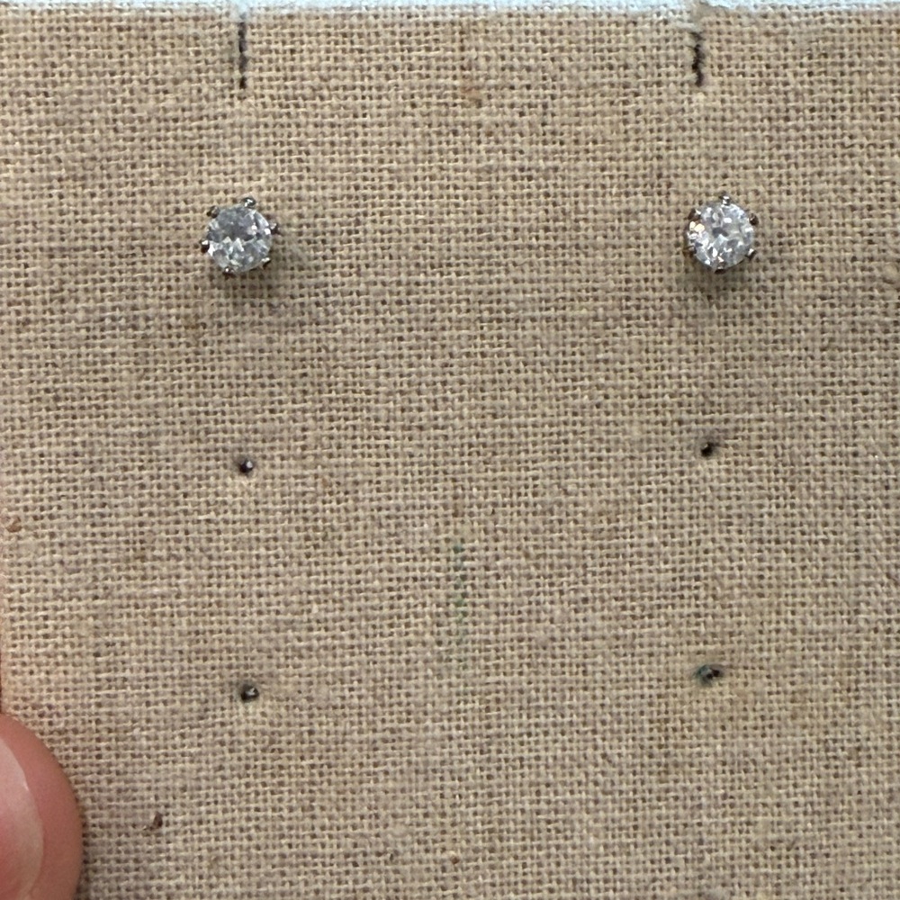 Elegant Silver Stud Earrings